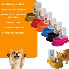 Bebedouro Ou Comedouro Cachorro Gato Resistente 1,5l Laranja Foto mini 2