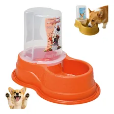Bebedouro Ou Comedouro Cachorro Gato Resistente 1,5l Laranja Foto mini 1