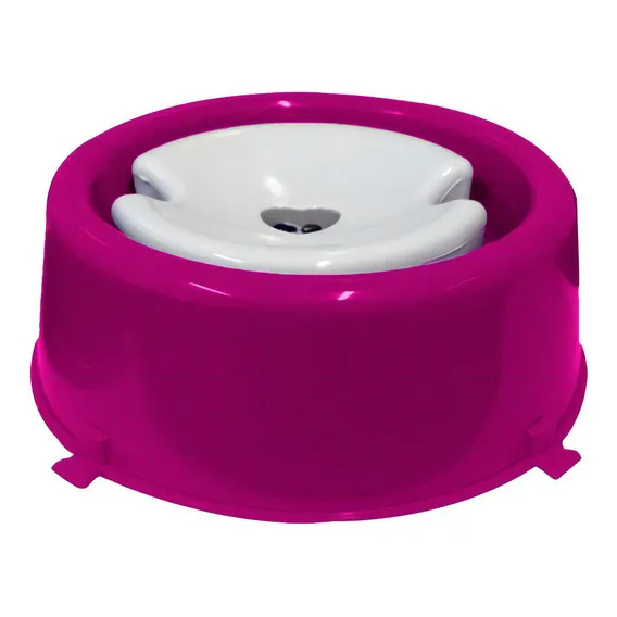 Bebedouro Plastico Classic Pelos Longos - 1.000 (rosa Foto 1