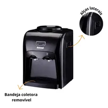 Bebedouro Refrigerado Eletr么nico Bivolt Agua Gelada Black Cor Preto 110V/220V Foto mini 4