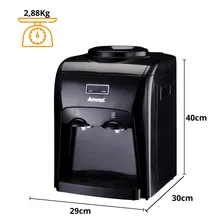 Bebedouro Refrigerado Eletr么nico Bivolt Agua Gelada Black Cor Preto 110V/220V Foto mini 2