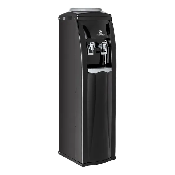 Bebedouro Refrigerado Por Compressor De Coluna Preto/inox Foto 1