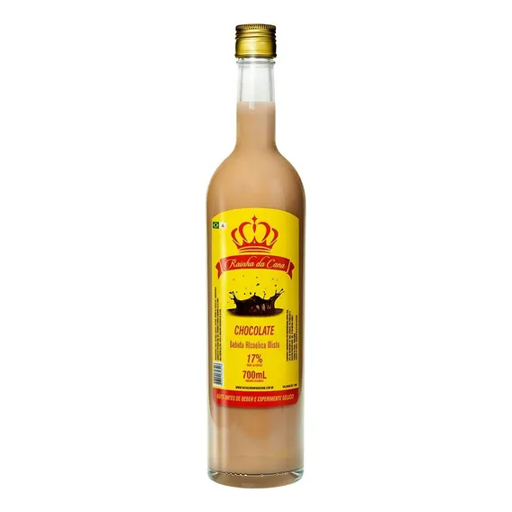 Bebida Mista De Cachaça Rainha Da Cana Com Chocolate 700ml Foto 1