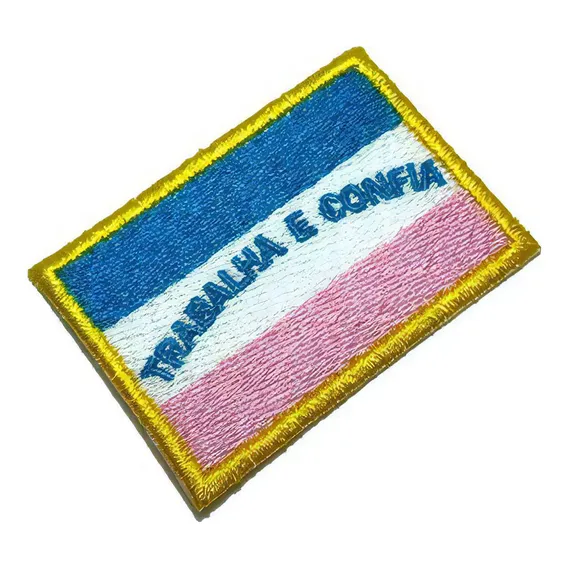 Bebrest11 Bandeira Espírito Santo Brasil Bordadotermoadesivo Foto 1