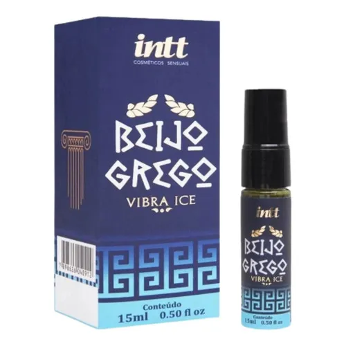 Beijo Grego Gel Massagem Beijável Vibra Ice Menta Intt Foto 1