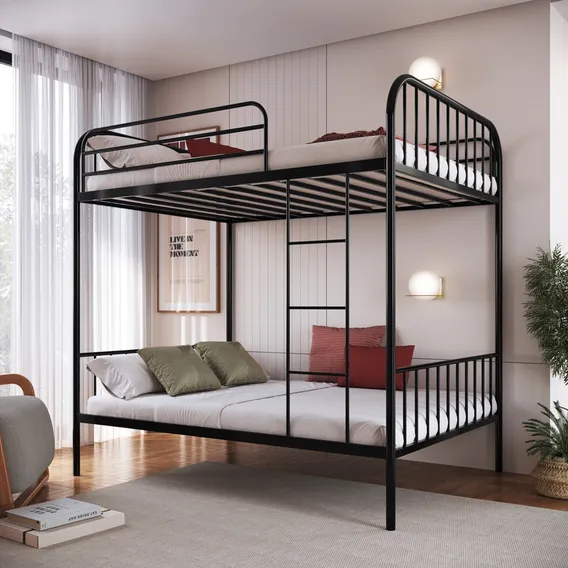 Beliche Cama Casal + Cama Casal Cor Preto Foto 1
