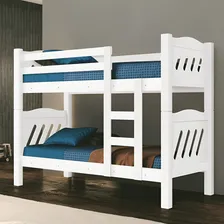 Beliche Perola Solteiro Mdf 162x205x98 Cm Vira Cama Solteiro Cor Branco Foto mini 1