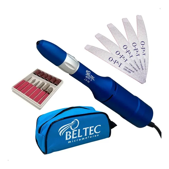 Beltec Lb 50 Micro Motor Podologia Manicure Kit Broca Bivolt Foto 1