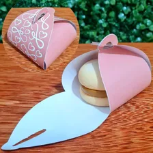 Bem Casados Pao De Mel 50un Rose Coração Rosa Foto mini 2