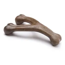 Benebone Wishbone Bacon M - Osso De Nylon, Made In Usa Cor Marrom Foto  mini 1