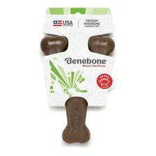 Benebone Wishbone Bacon M - Osso De Nylon, Made In Usa Cor Marrom Foto mini  2