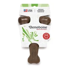 Benebone Wishbone Bacon Medio, Osso De Nylon- Made In Usa - Cor Marron Foto mini 2