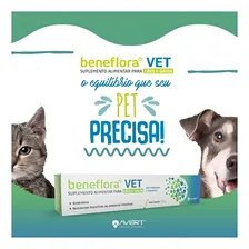Beneflora Vet 14g Suplemento Alimentar Para Cães Gatos Avert Foto mini 2
