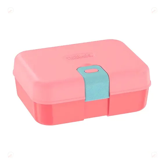 Bento Box Coral Lancheira Infantil Escolar Kit Lanche Foto 1