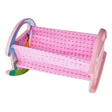 Bercinho Para Boneca Bebe Menina Reborn - Nig Cor Rosa Foto mini 4