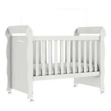Berço Americano Mini Cama Provençal Lisa Branco Foto mini 1