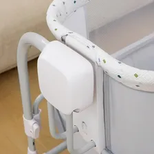 Berço balanço automático Bluetooth multifuncional Matela Techno 8601 cinza estampado Foto mini  2