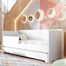 Berço Cama 2 Em 1 Duplo Para Gêmeos Linha Sol E Mar Divicar Cor Branco Foto mini 4