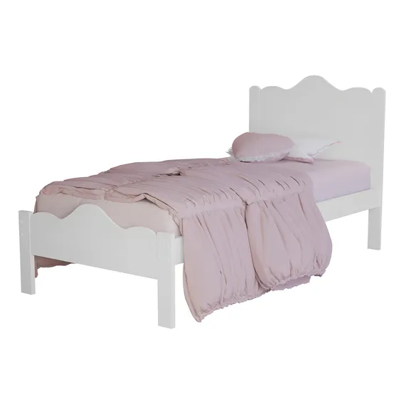 Berço cama da princesas nina solteiro para colchão 188x88 Foto 1