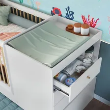 Berço Cama Multifuncional Com GavetÔes Branco Foto mini 4
