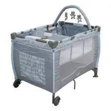 Berço Chiqueirinho Cercado Portátil Desmontável Plus Baby St Cor Folhas Foto  mini 1