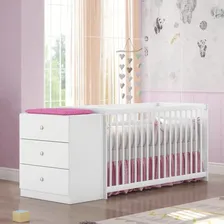 Berço Cômoda Gutti Com 3 Gavetas - Branco Foto  mini 1