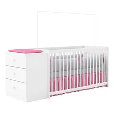 Berço Cômoda Gutti Com 3 Gavetas - Branco Foto mini  2