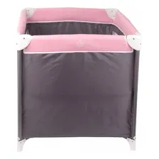 Berço Compacto Confort Bebê Cercado Chiqueirinho Rosa Foto mini  2