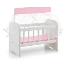 Berço De Boneca Rosa | Brinquedos | Reborn Baby Foto  mini 1
