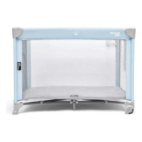 Berço Desmontável Multikids Baby Serene Azul Foto 1