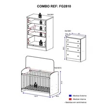 Ber莽o E C么moda Multim贸veis Jo茫o E Maria Fg2810 Branco Foto mini 3