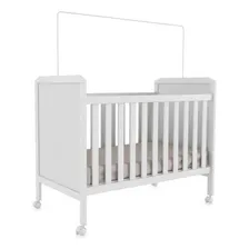 Berço E Mini Cama Peroba Cloe 100% Mdf Branco Foto  mini 1
