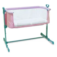 Berço Lateral Acoplado Side By Side Portátil Co-sleeper Baby Style Cor Rosa Foto mini  2