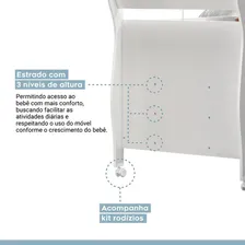 Berço Mini Cama Slim 100% Mdf Branco Tigus Baby Foto mini  3