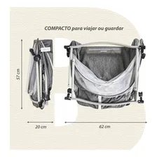Berço Moisés Portátil Balanço Mosquiteiro E Cesto Até 9kg Foto mini 4