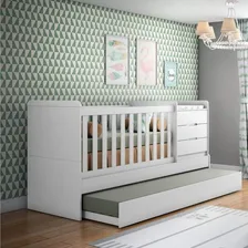 Berço Multifuncional Cléo Carolina Baby Branco Fosco Foto mini 1