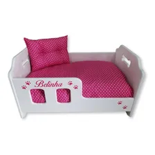 Berço Para Cães,cama Madeira,caminha,-tamanho G 80x55 Foto mini 1