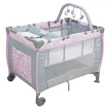 Berço Plus Cercado Desmontável Vira Chiqueirinho Baby Style Cor Borboleta Foto mini 1