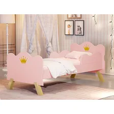 Berço Rosa Cama Realeza Com Colchão Impermeável 148cm Foto mini 2