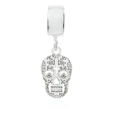 Berloque Caveira Mexicana Em Prata 925 Cor Prateado Foto mini 1