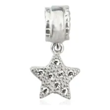 Berloque Estrela Com Zirc么nia Prata 925 Foto mini 1