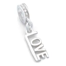 Berloque Love Amor Namorados Em Prata 925 Foto  mini 1