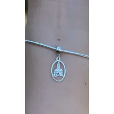 Berloque Nossa Senhora De Fátima Em Prata 925 Cor Prateado Foto mini 2