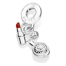 Berloque Perfume E Batom De Prata Vermelho; 840190 Rommanel Cor Vermelho Foto mini 2