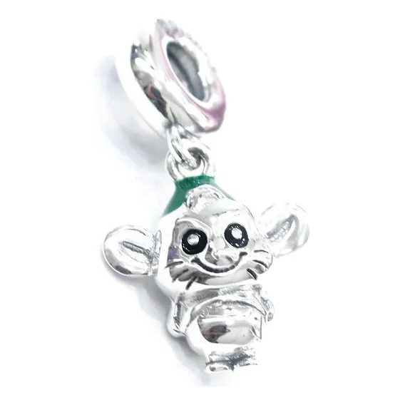 Berloque Pingente Ratinho Cinderela Foto 1