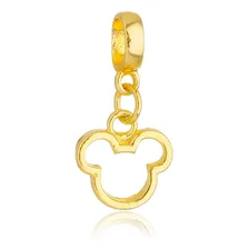 Berloque Ratinho Rato Banhado A Ouro 18k Premium Foto mini 1