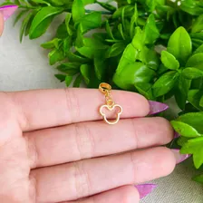 Berloque Ratinho Rato Banhado A Ouro 18k Premium Foto mini 2