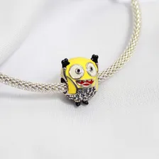 Berloque Separador Minions Prata 925 Foto mini  2