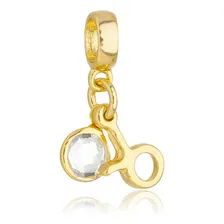 Berloque Signo Touro Banhado A Ouro 18k Foto  mini 1