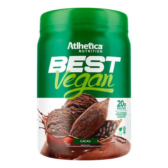 Best Vegan Atlhetica Nutrition 500g Cacau Foto 1